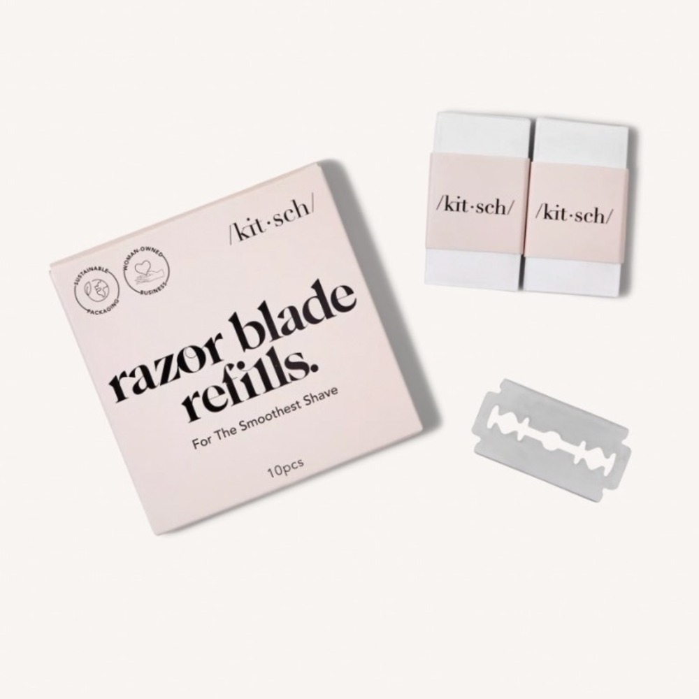 Kitsch Razor Blade Refills 4 Packs 40 Count Total Stainless Steel Safety Razor‎ - Picture 2 of 3